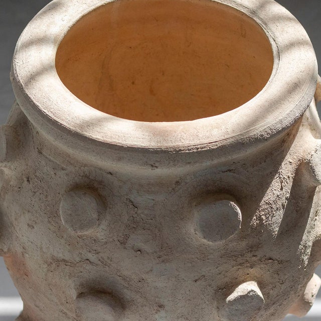 Beige Unglazed Tamegroute Clay Sculpture by Azele Studio For Sale - Image 8 of 11