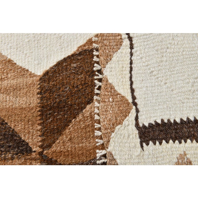 Beige Kilim Beige Runner Rug For Sale - Image 8 of 17