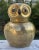 Ceramic Rare Antique Art Deco Japanese Noritake Porcelain Figural Owl Inkwell Gilt For Sale - Image 7 of 12