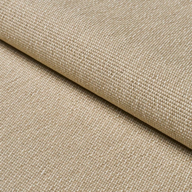 Schumacher Cooper Indoor/Outdoor Fabric In Natural For Sale