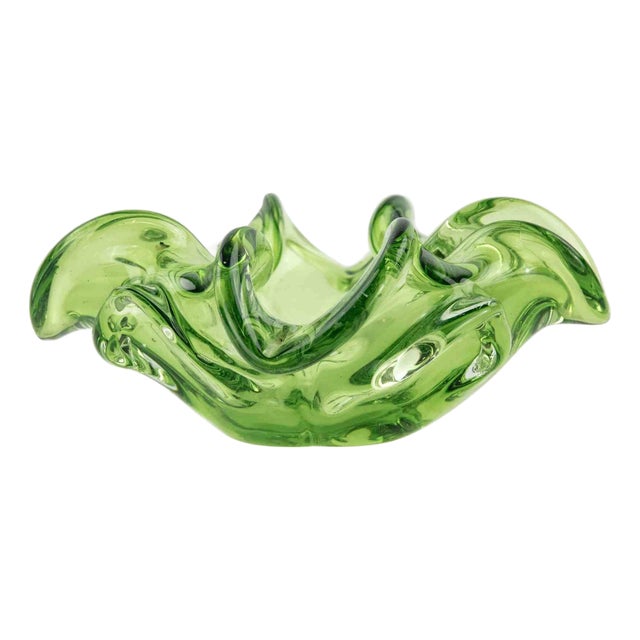 Vintage Murano Glass Ashtray, 1970s For Sale