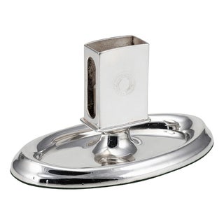 Silver-Plated Matchbox Holder & Ashtray by Mappin & Webb for RMS Windsor Castle, 1959 For Sale