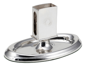 Silver-Plated Matchbox Holder & Ashtray by Mappin & Webb for RMS Windsor Castle, 1959