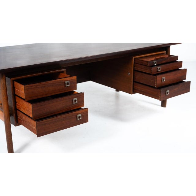 Wood Mid-Century Modern Desk by Arne Vodder for Sibast, Denmark, 1960s For Sale - Image 7 of 18