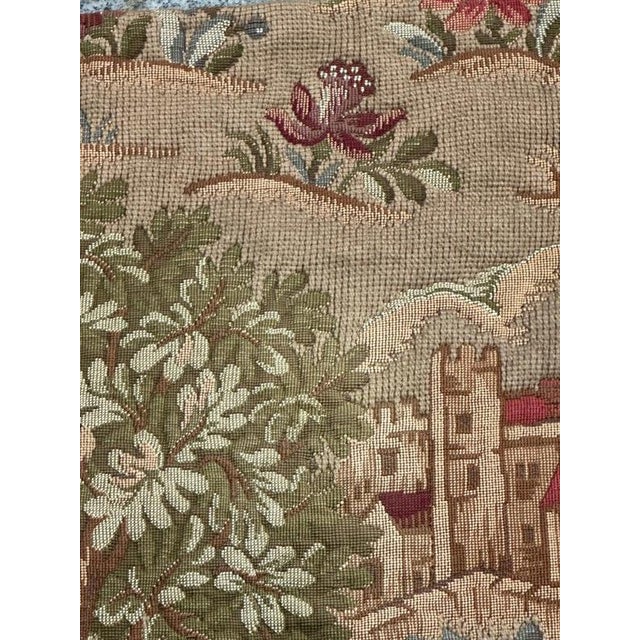 Vintage Medieval French Aubusson Style Jacquard Tapestry, 1950s For Sale - Image 18 of 18