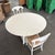 Design Plus Gallery presents the Shayne Drop Leaf Table + Pair of Napoleon Chairs Set from Pottery Barn. The expandable...