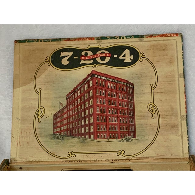 Vintage 1940's R.G. Sullivan cigar box which once held 7-20-4 Londres cigars. Londres cigars were famous for quality. The...