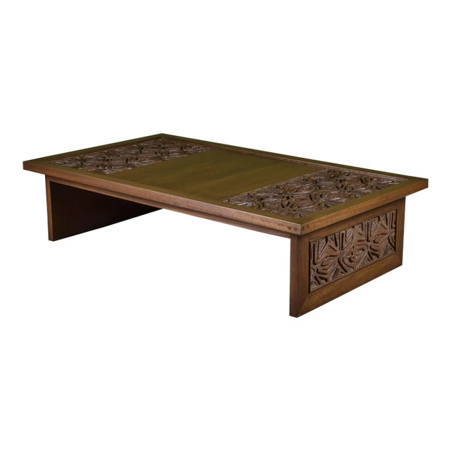 Sherrill Broudy Mahogany Coffee Table for Forms and Surfaces For Sale