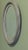 Wood Victorian Oval Overpainted Wall Mirror For Sale - Image 7 of 8