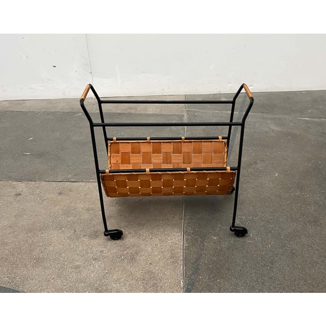 Mid-Century Modern German Serving Cart with Tray, 1960s For Sale - Image 9 of 18