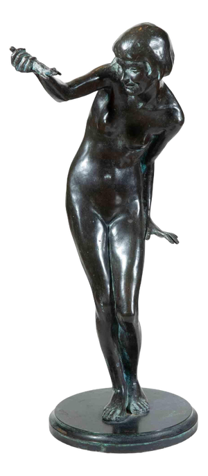 Aurelio Mistruzzi, La Ranocchietta, Bronze, 1930