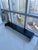 Black Custom Commissioned Distressed Steel Waterfall Low Table / Bench — Germany — 70" L X 15.5" D X 8" H For Sale - Image 8 of 11