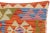 Shabby Chic Shabby Chic Turkish Hand Woven Kilim Throw Pillow For Sale - Image 3 of 5