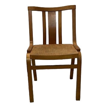 Vintage Wooden Chair from TON For Sale