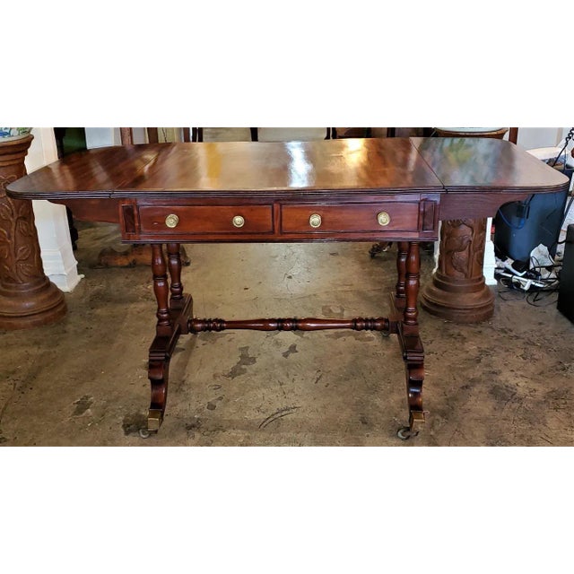 Early 19th Century English Regency Sofa Table For Sale - Image 10 of 13