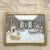 A fabulous vintage Original oil painting on paper. A chic interiors composition in clear colors. A glamorous bedroom scene...