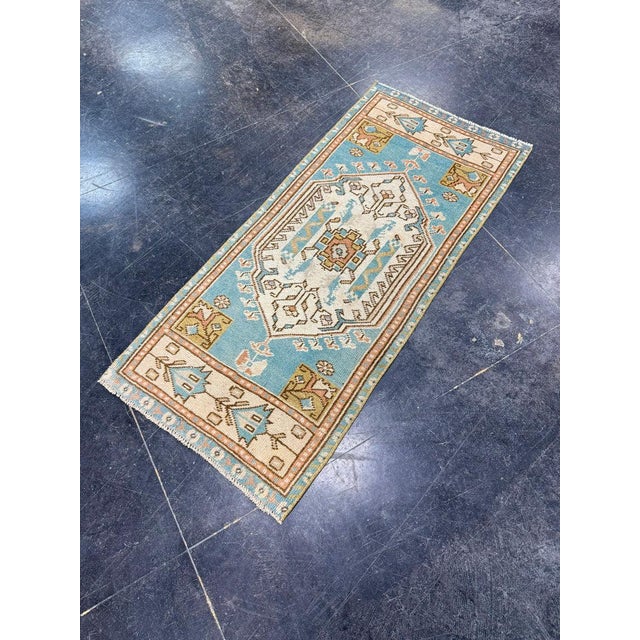 Textile Turkish Oushak Runner Rug 2'9" x 12'3" #17904 For Sale - Image 7 of 8