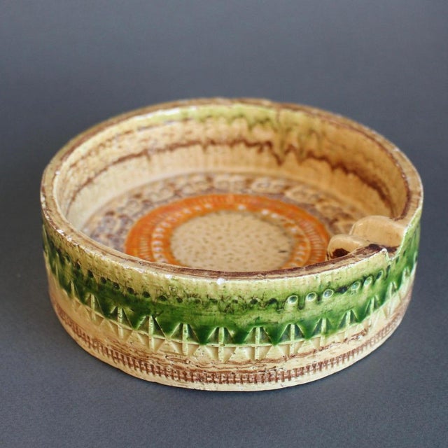 Mid-Century Modern Italian Sahara Ceramic Ashtray by Aldo Londi for Bitossi, 1960s For Sale - Image 12 of 12