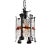 Brutalist Pendant Lamp in Wrought Iron and Colored Murano Glass attributed to Tom Ahlström & Hans Ehrich, Sweden, 1960s For Sale - Image 9 of 9