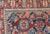 Antique Persian Tabriz Gallery Rug With Large Scale Florals in Medium Blue Field For Sale - Image 9 of 14