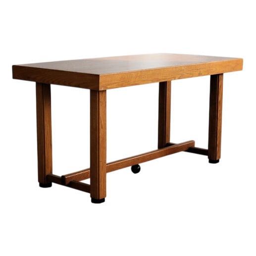 Art Deco Conference Table in Oak, 1930s For Sale