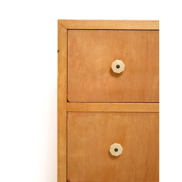Wood Scandinavian Elm Chest of Drawers, 1940s-1950s For Sale - Image 7 of 12
