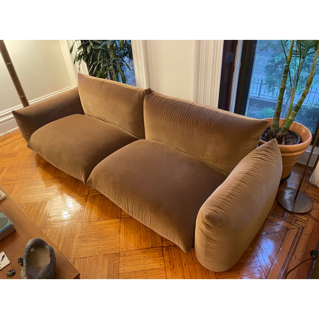 Late 20th Century Attributed Arflex Marenco 2-Seater Sofa (254 Cm / 100") For Sale - Image 9 of 9