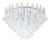 21st Century Opaline Murano Selle Chandelier by Fabio LTD For Sale