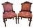 1870's American Renaissance Revival Ladies Parlor Chairs - Attributed to Prudent Mallard - Pair For Sale