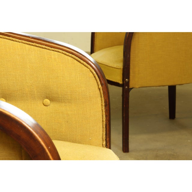 Vintage Gatsby Easy Armchairs by Josef Hoffmann for Jacob & Josef Kohn, 1910s, Set of 2 For Sale - Image 18 of 18