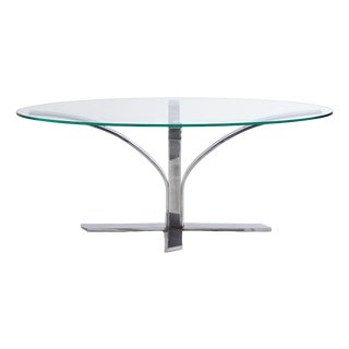 Chrome Coffee Table, 1970s For Sale
