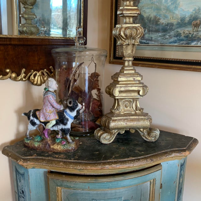 French Bisque Porcelain Goat and Rider Figurine, by Vion Et Baury , 19th Century For Sale - Image 14 of 14