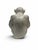 Hollywood Regency Vintage Hollywood Regency White Glazed Ceramic Monkey and Banana Cachepot Planter For Sale - Image 3 of 7