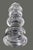 Contemporary Vintage Elegant Pair Crystal Candlesticks Stacked Geometric Tower Design Marked For Sale - Image 3 of 8