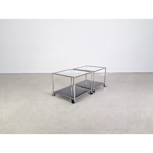 Metal Coffee Table from USM Haller For Sale - Image 7 of 10