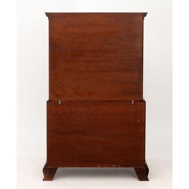 George III Style Mahogany Chest on Chest For Sale - Image 13 of 13