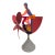 1990's Signed Kinetic Windmill & Rider Pop Art Sculpture #4/1000 For Sale