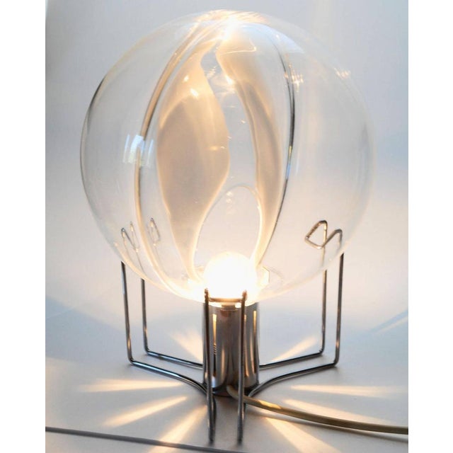 Membrane Table Lamp by Toni Zuccheri for Venini, 1960s For Sale - Image 6 of 11