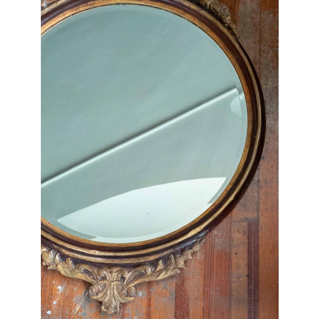 19th or 20th Century Italian Giltwood Mirror With Eagle Finial in Adams Style For Sale - Image 9 of 18
