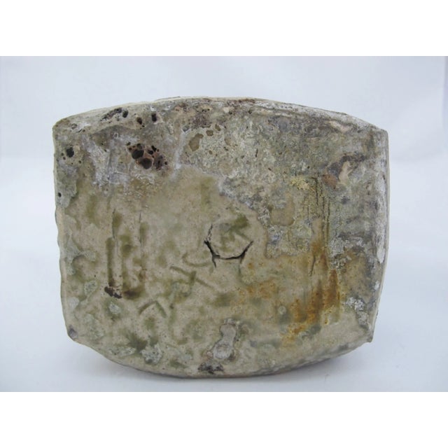 Sandra Johnstone Abstract Salt Glazed Stoneware Pottery Vessel 16 1/4" Vase For Sale - Image 14 of 14