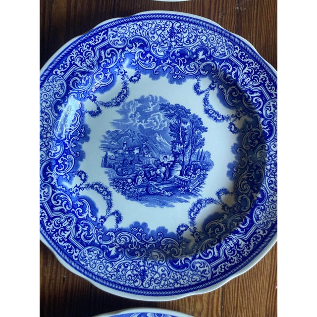 Set of 11 Room Collection Spode Blue Room Dinner Plates For Sale In West Palm - Image 6 of 13