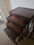 Wood Set of 1930s Chinese Carved Hardwood Nesting Tables With Traditional Fretwork and Longevity Symbols For Sale - Image 7 of 9