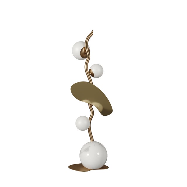 Almond Table Lamp by Creativemary For Sale - Image 10 of 10
