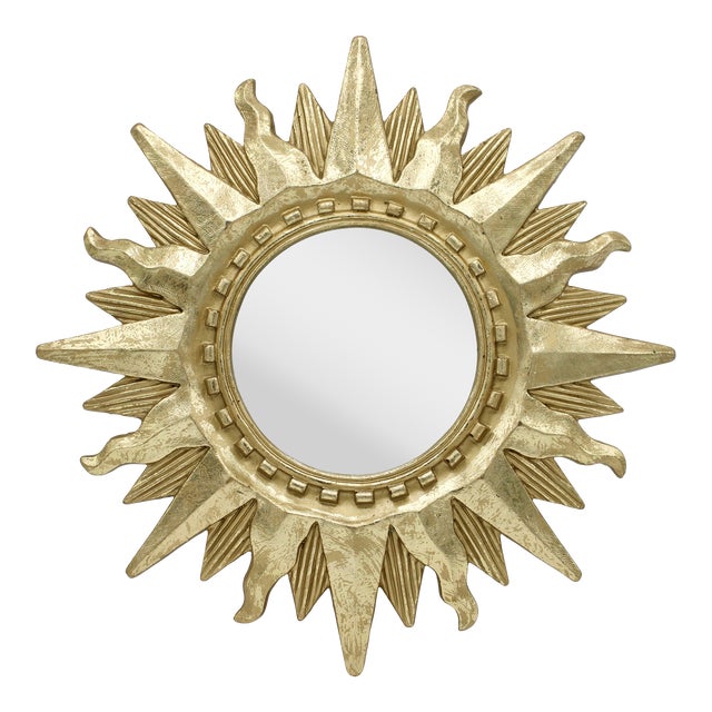 Mid Century Modern Gold Sunburst Mirror Chairish