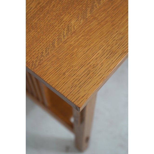 Stickley Stickley Square Mission Oak Lamp Table For Sale - Image 4 of 14