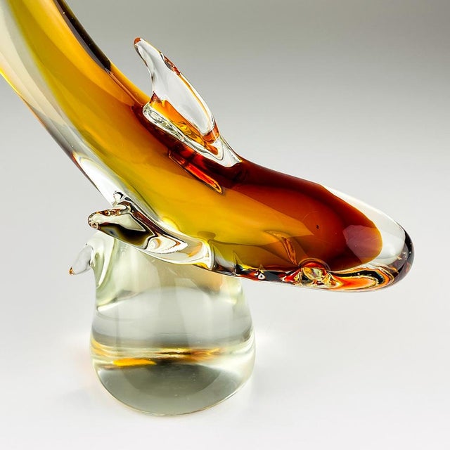 Original Murano Glass Sculpture of Shark by Michele Rossetto, Italy, 1979 For Sale - Image 7 of 14