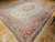 Vintage Turkish Oushak Rug, Hand-Knotted Geometric Pattern, Ivory & Brick Red, 12' X 14' For Sale - Image 12 of 13