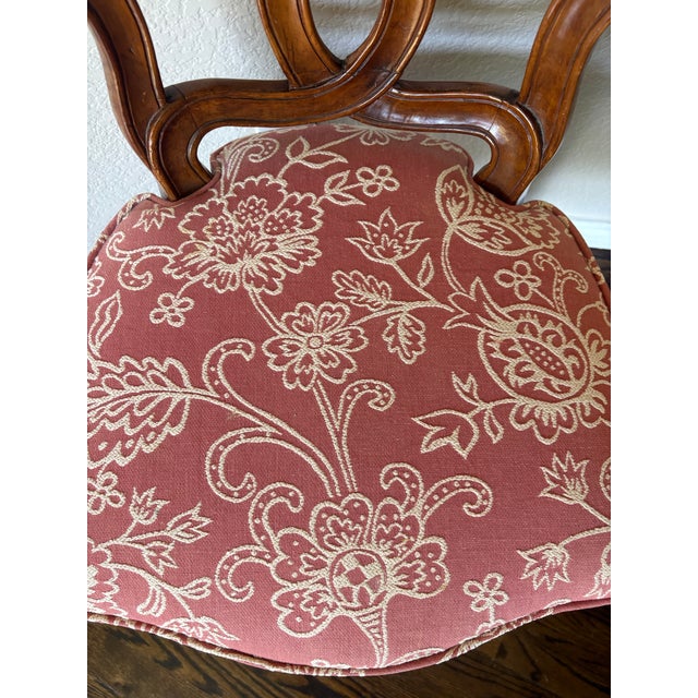 1950s Mid-Century French Provincial Pretzel-Back Chairs - Pair For Sale - Image 10 of 12