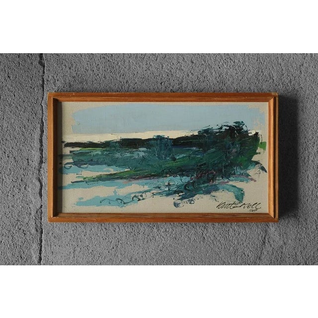 Kurt Losell, Landscape, 1967, Oil on Canvas, Framed For Sale - Image 7 of 7
