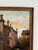 Antique 1913 Venetian/Italian School Canal Scene v. Campiniz Figures Landscape For Sale - Image 11 of 16